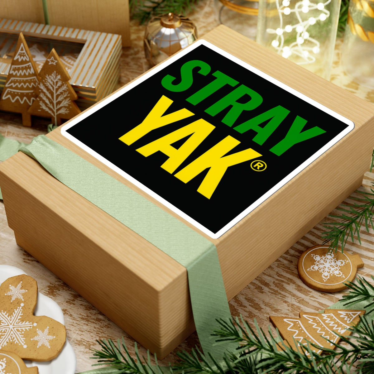 Stray Yak Kiss-Cut Stickers - Fun Vinyl Decals for Laptops, Water Bottles, and Scrapbooking