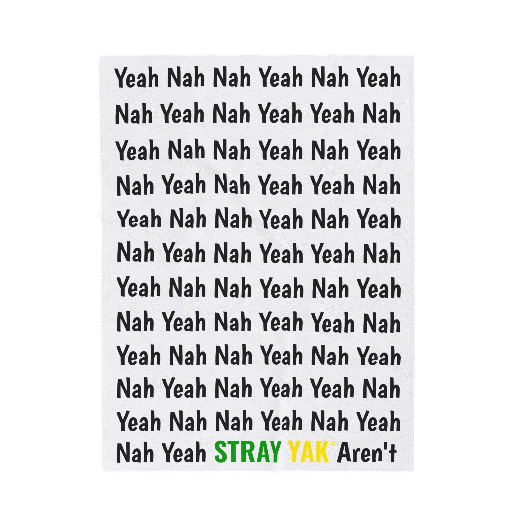 Stray Yak Cozy Velveteen Plush Blanket - Perfect for Chill Nights