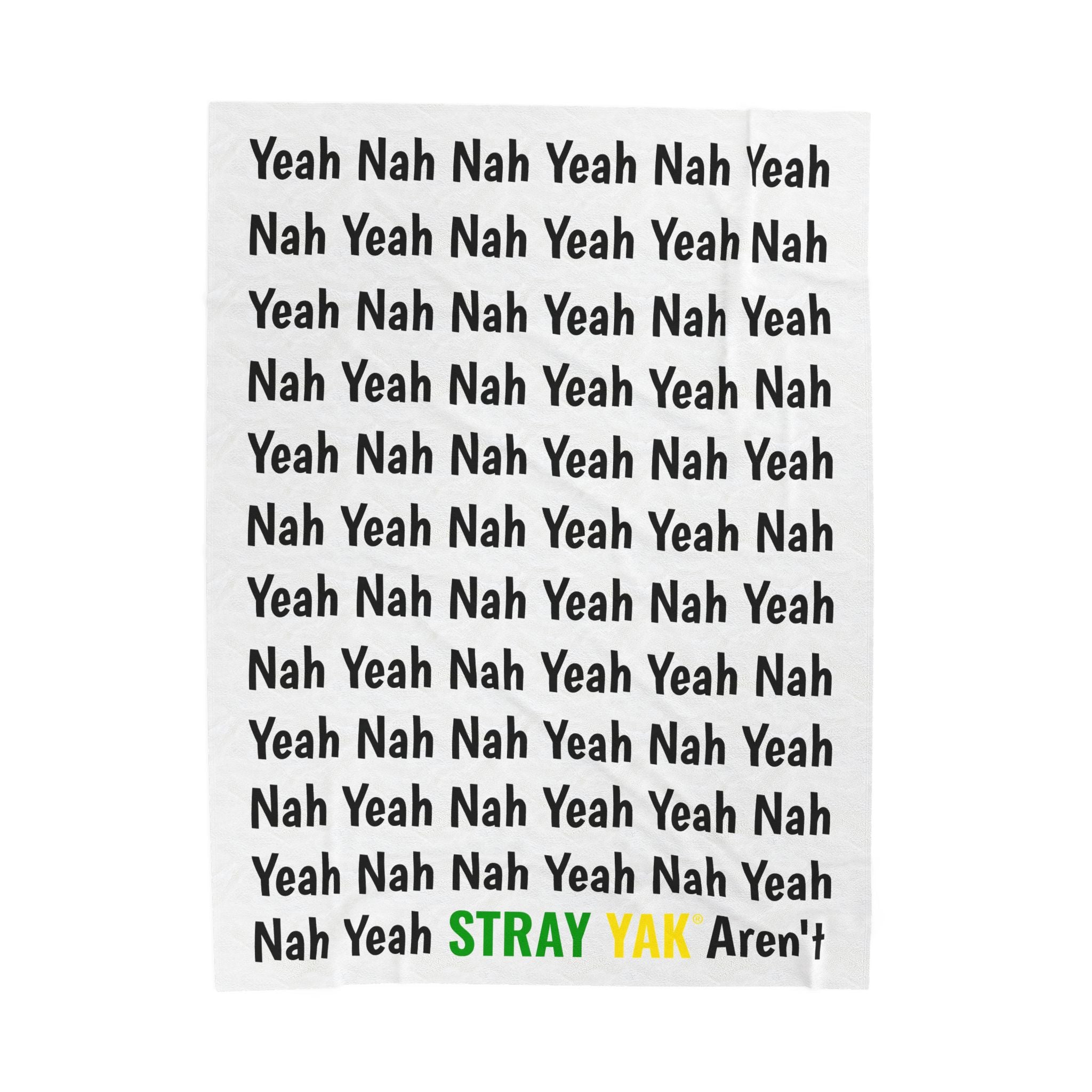 Stray Yak Cozy Velveteen Plush Blanket - Perfect for Chill Nights