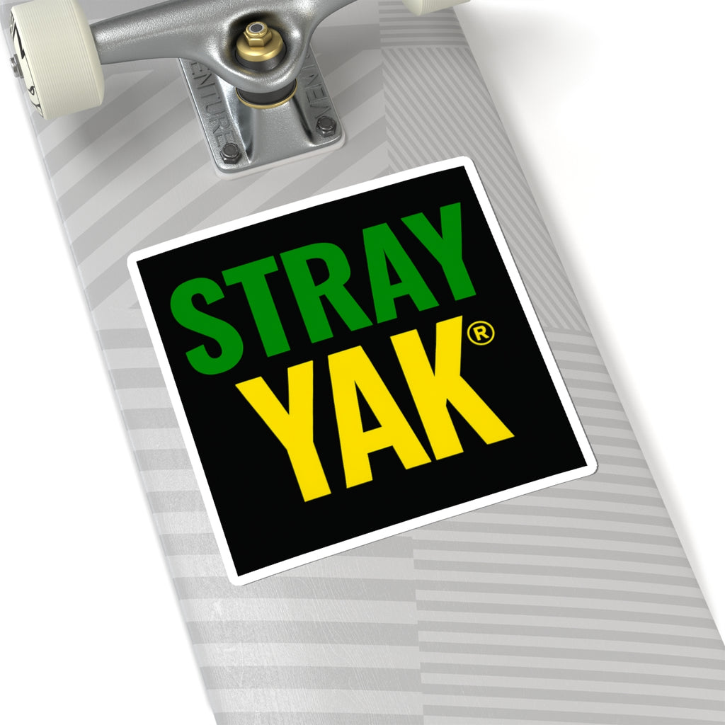 Stray Yak Kiss-Cut Stickers - Fun Vinyl Decals for Laptops, Water Bottles, and Scrapbooking
