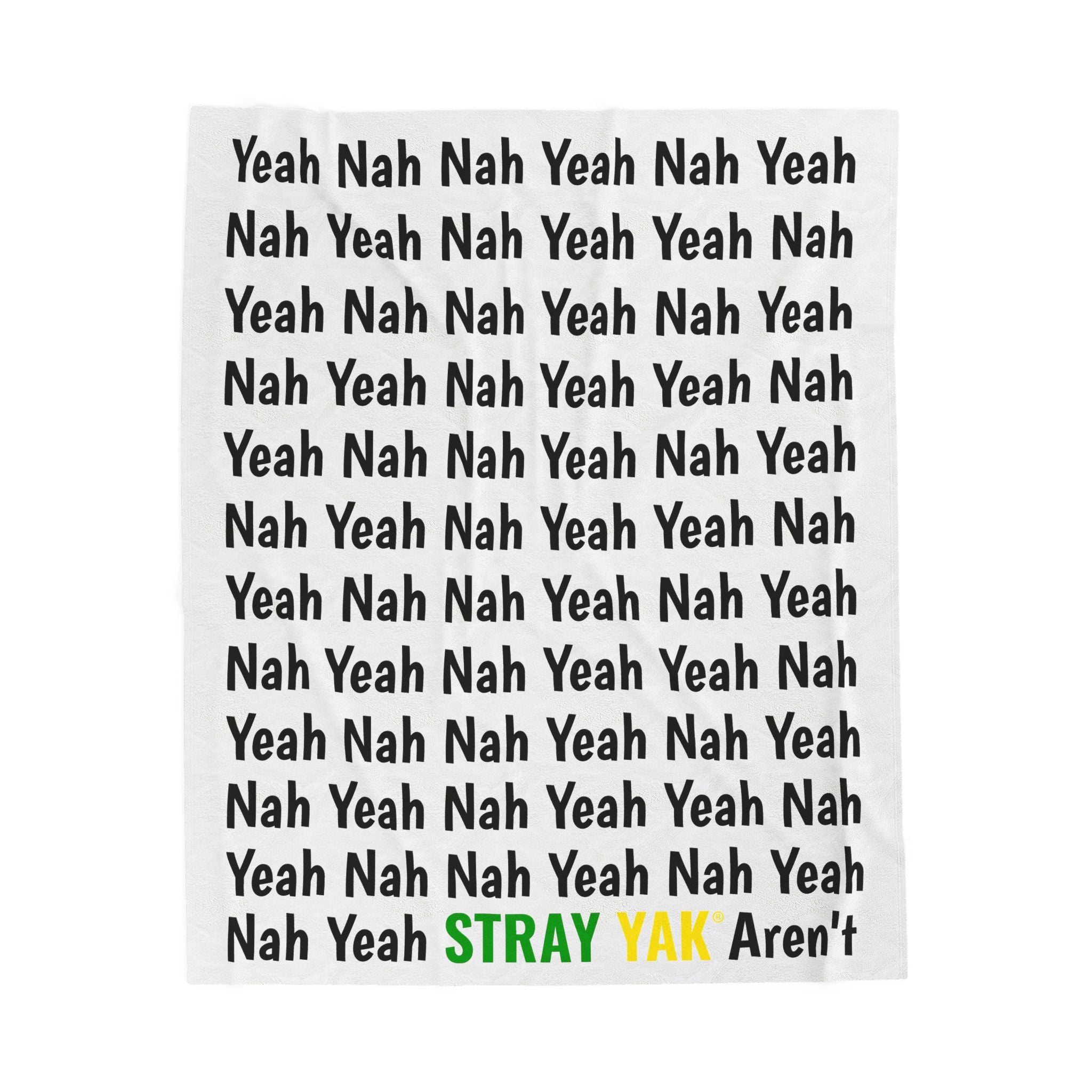 Stray Yak Cozy Velveteen Plush Blanket - Perfect for Chill Nights