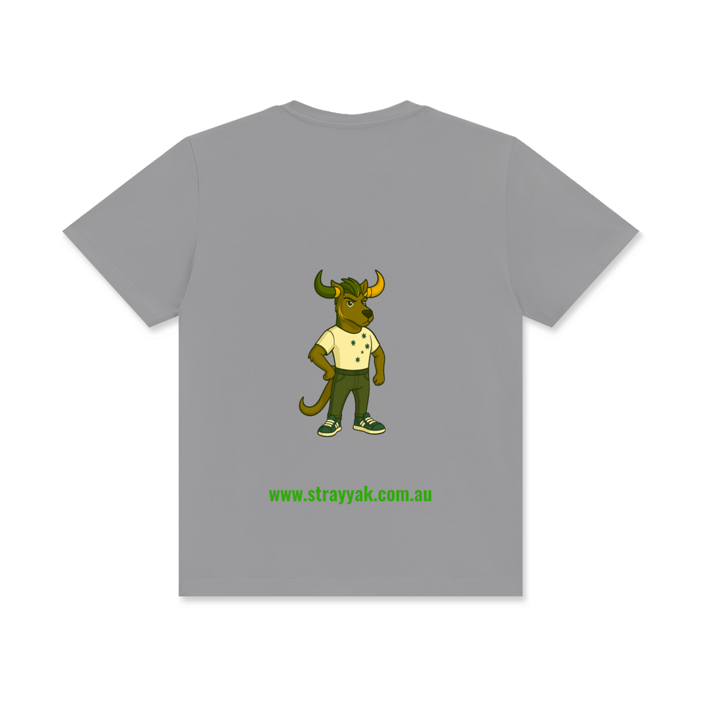 Stray Yak "Reverse Yeet" Unisex Classic Crew Neck Cotton T-Shirt