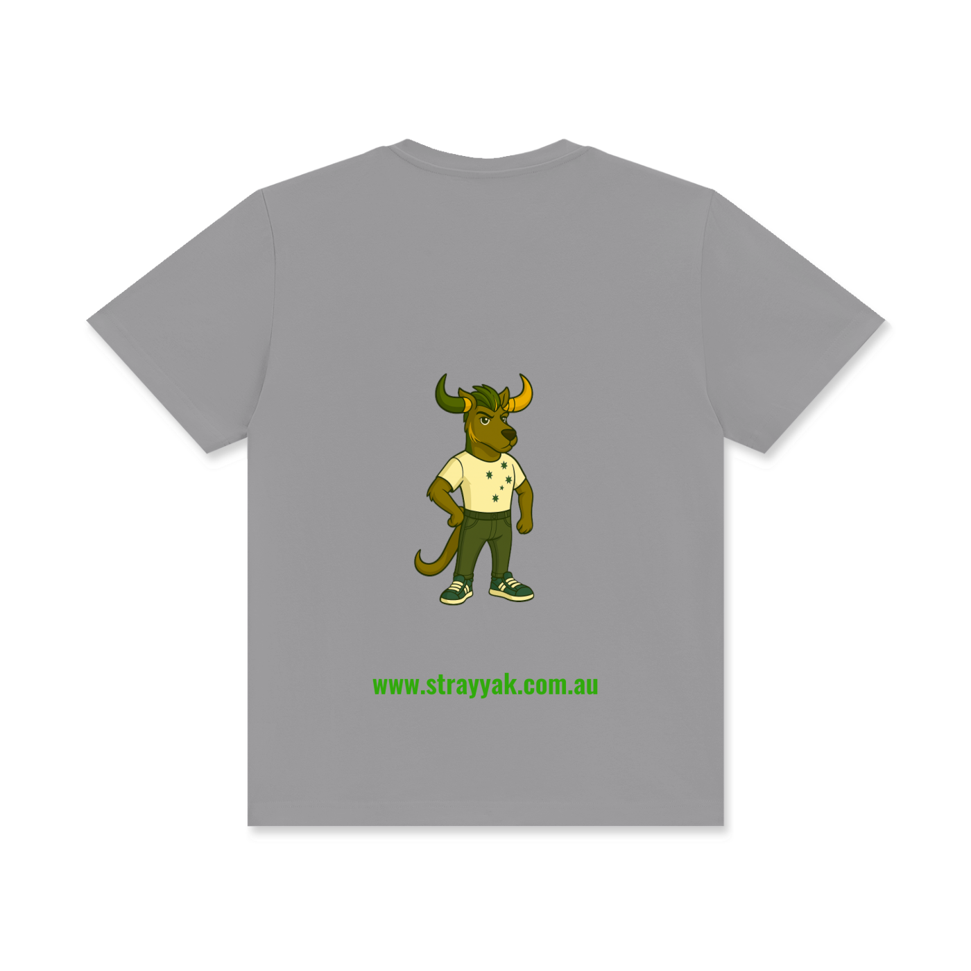 Stray Yak "Reverse Yeet" Unisex Classic Crew Neck Cotton T-Shirt