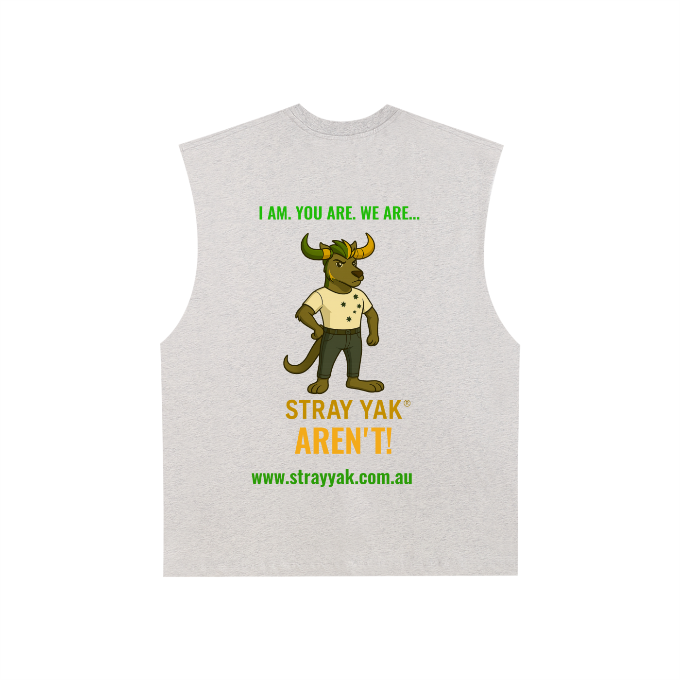 Stray Yak "Ego" Reverse Yeet Muscle Shirt/Tank Top