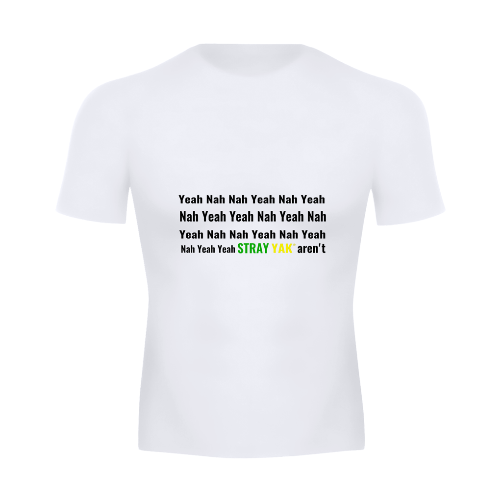 Stray Yak Yeah Nah "Clingy" Performance Short Sleeve T-Shirt