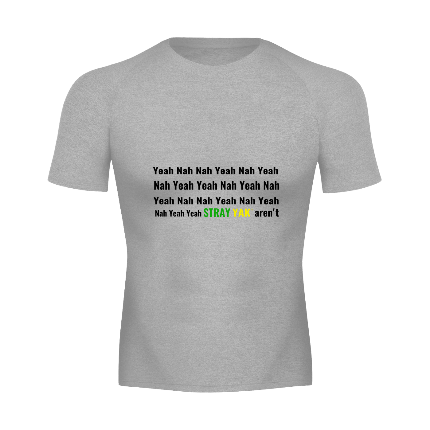 Stray Yak Yeah Nah "Clingy" Performance Short Sleeve T-Shirt