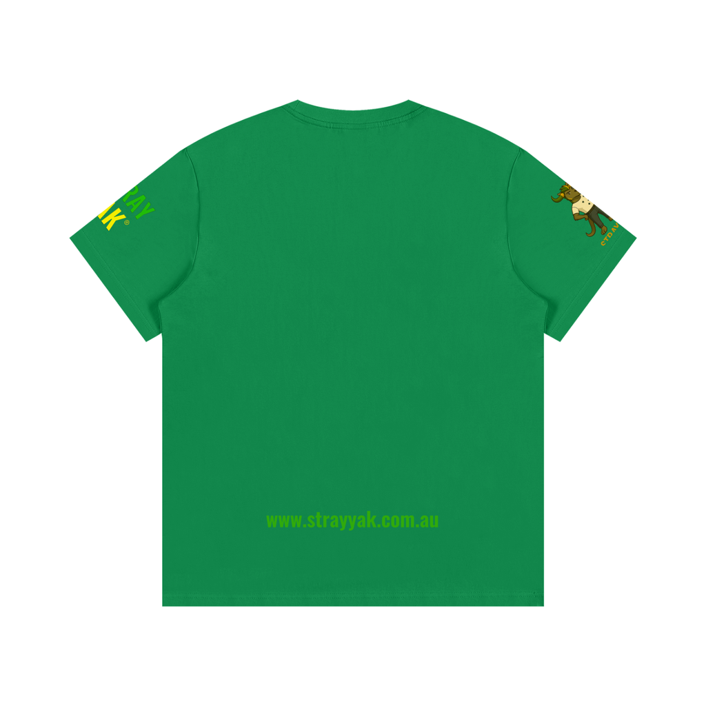 Stray Yak Yeah Nah "Sidearm Yeet" Essential Cotton T-Shirt