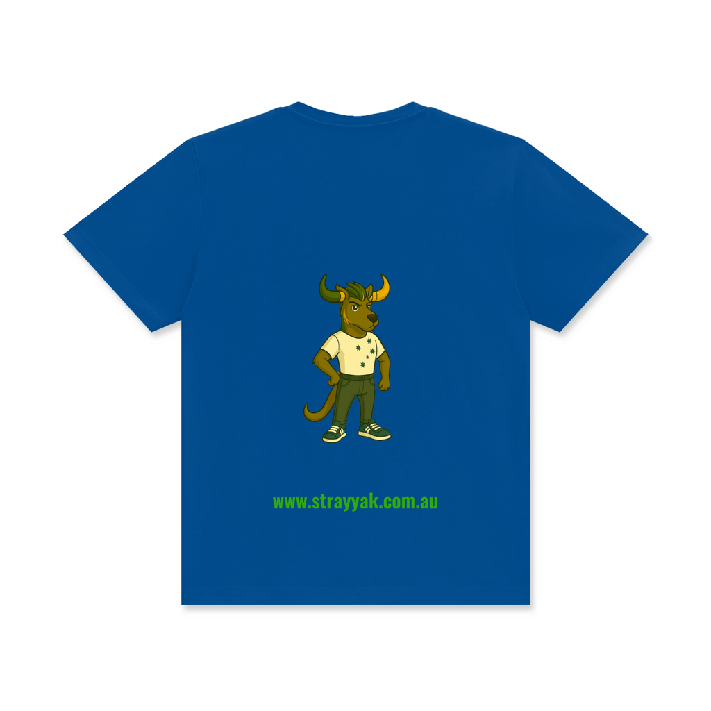 Stray Yak "Reverse Yeet" Unisex Classic Crew Neck Cotton T-Shirt