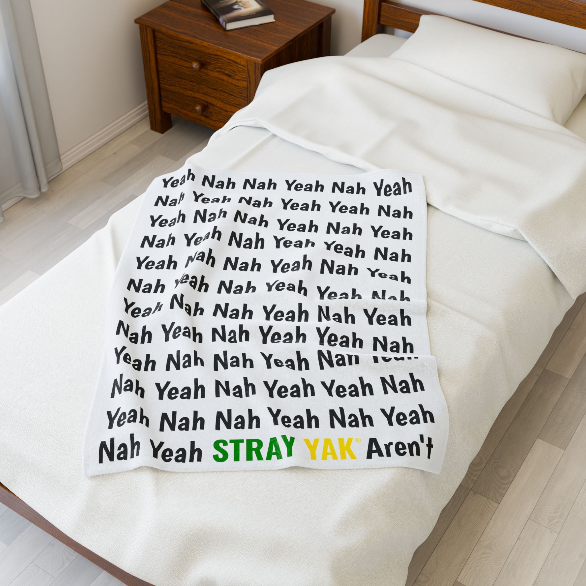 Stray Yak Cozy Velveteen Plush Blanket - Perfect for Chill Nights
