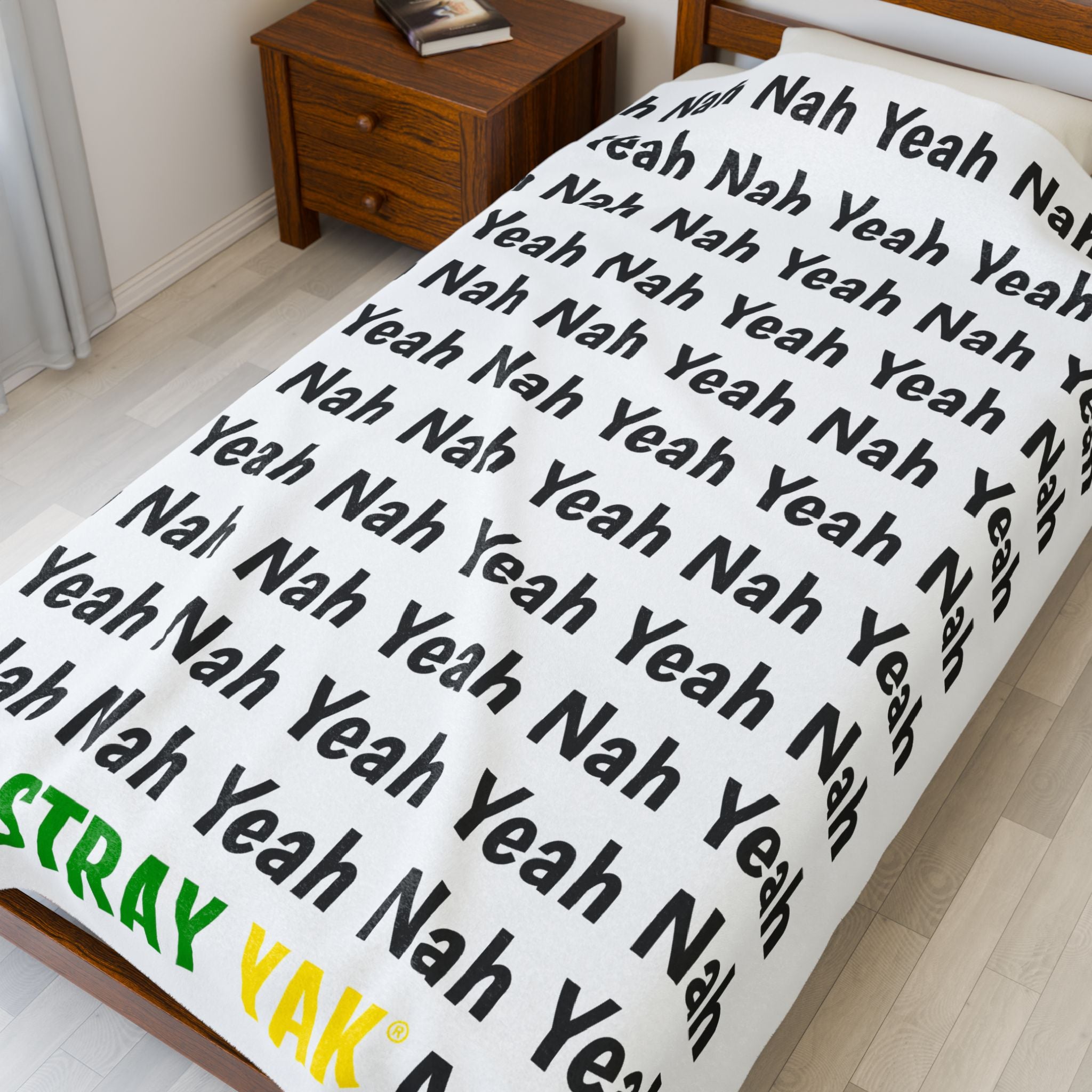 Stray Yak Cozy Velveteen Plush Blanket - Perfect for Chill Nights