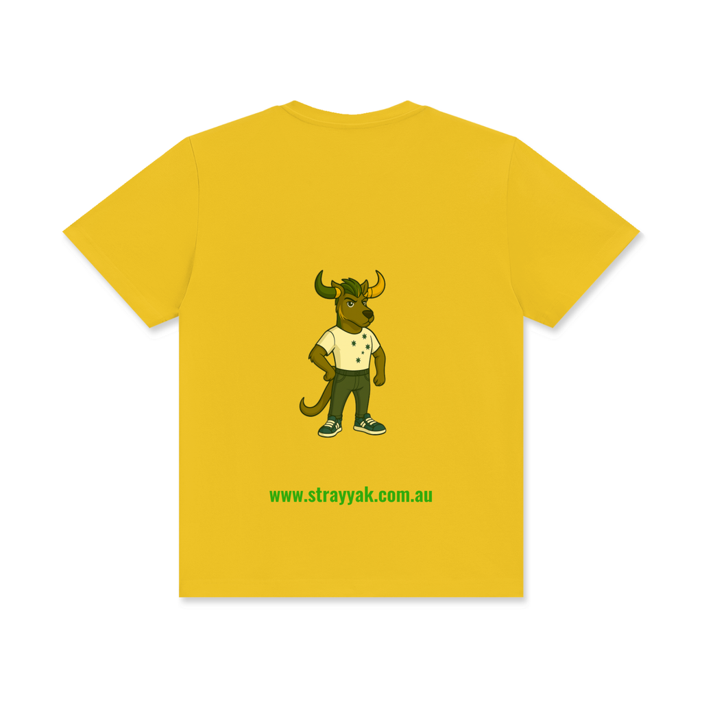 Stray Yak "Reverse Yeet" Unisex Classic Crew Neck Cotton T-Shirt