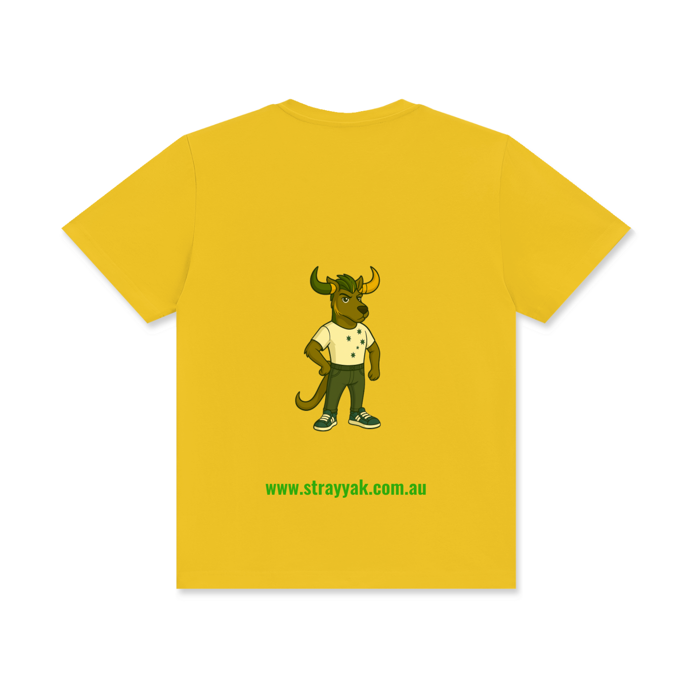 Stray Yak "Reverse Yeet" Unisex Classic Crew Neck Cotton T-Shirt