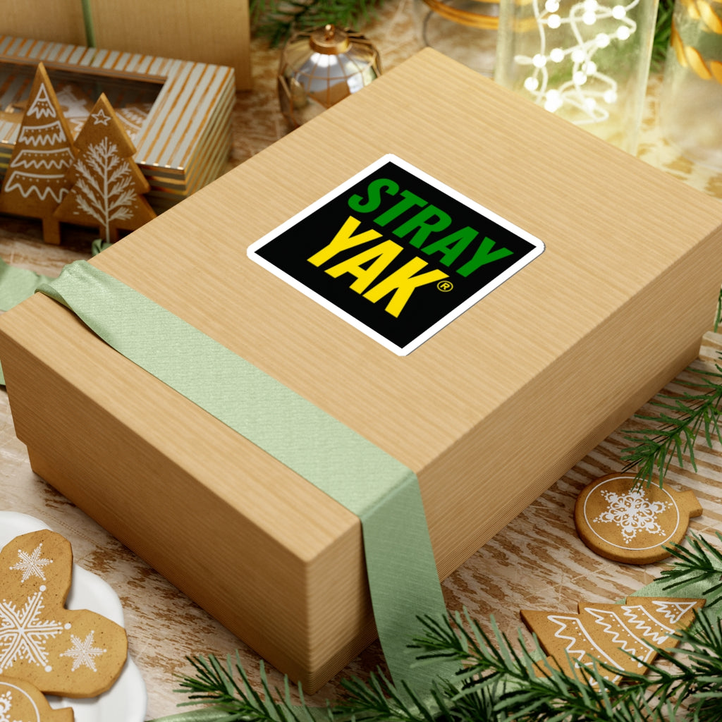 Stray Yak Kiss-Cut Stickers - Fun Vinyl Decals for Laptops, Water Bottles, and Scrapbooking