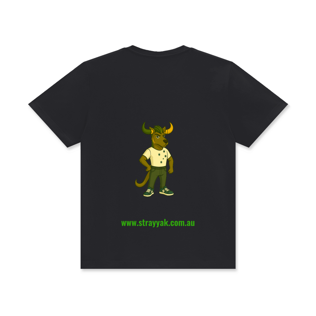 Stray Yak "Reverse Yeet" Unisex Classic Crew Neck Cotton T-Shirt