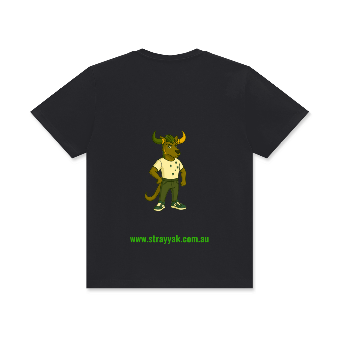 Stray Yak "Reverse Yeet" Unisex Classic Crew Neck Cotton T-Shirt