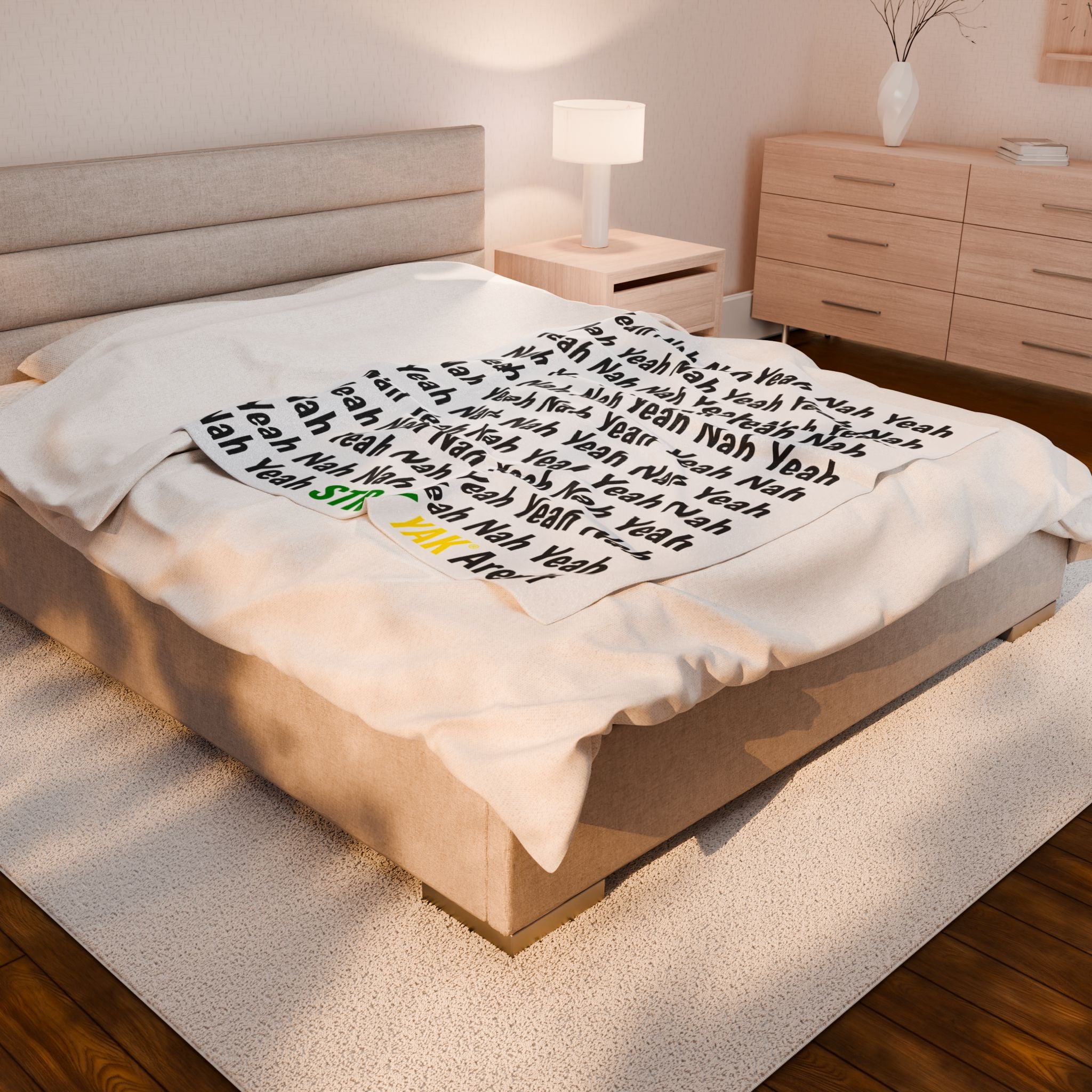Stray Yak Cozy Velveteen Plush Blanket - Perfect for Chill Nights