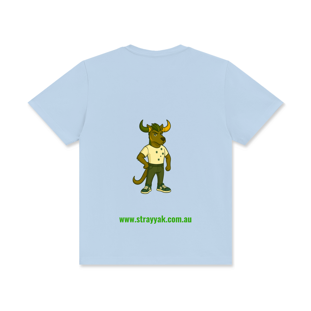 Stray Yak "Reverse Yeet" Unisex Classic Crew Neck Cotton T-Shirt
