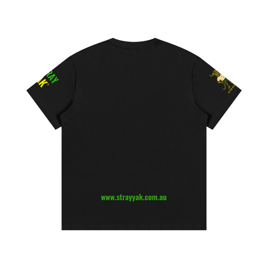 Stray Yak Yeah Nah "Sidearm Yeet" Essential Cotton T-Shirt