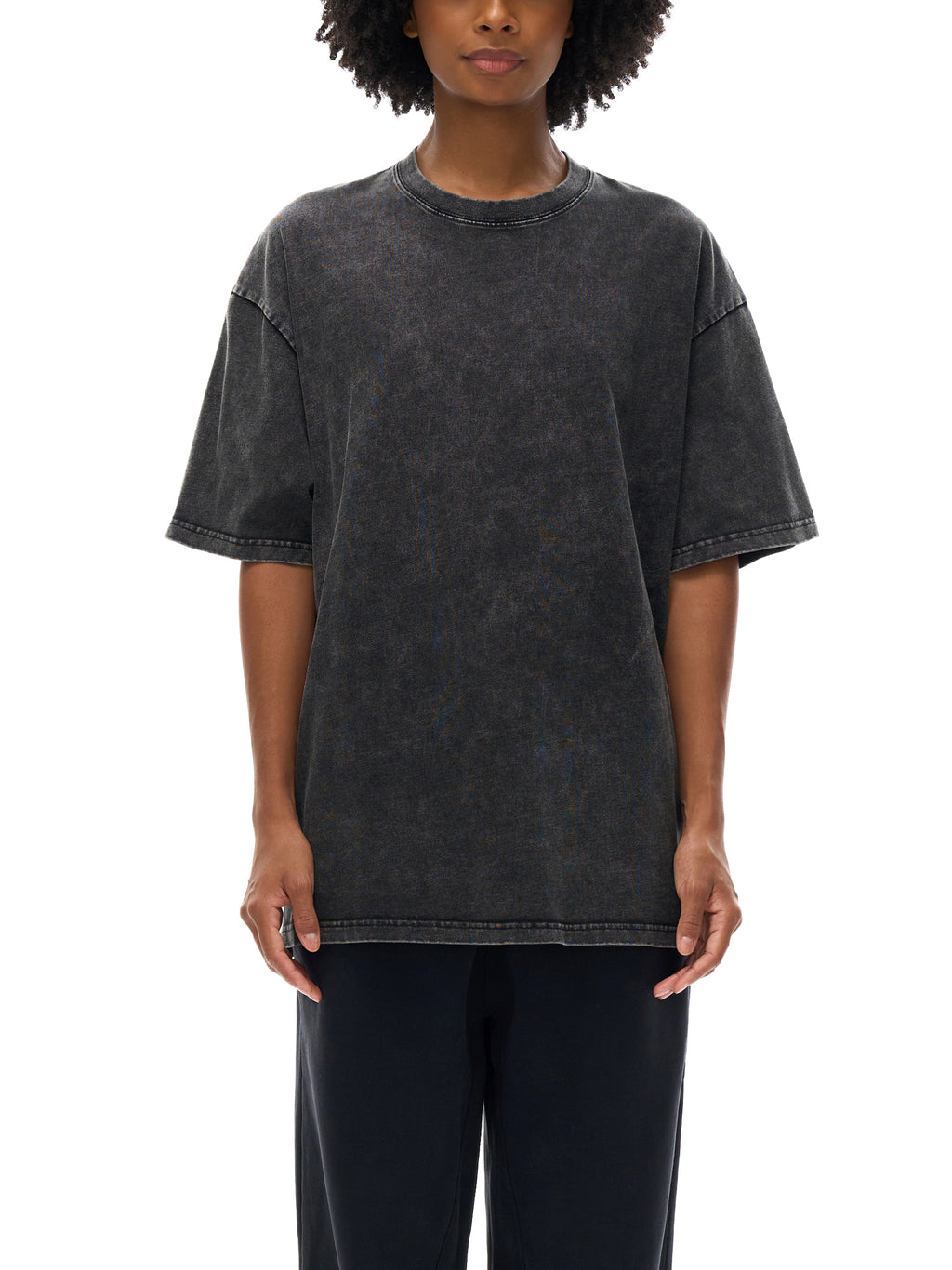 Stray Yak Yeah Nah Reverse Yeet Unisex Snow Washed Oversized Cotton T-Shirt