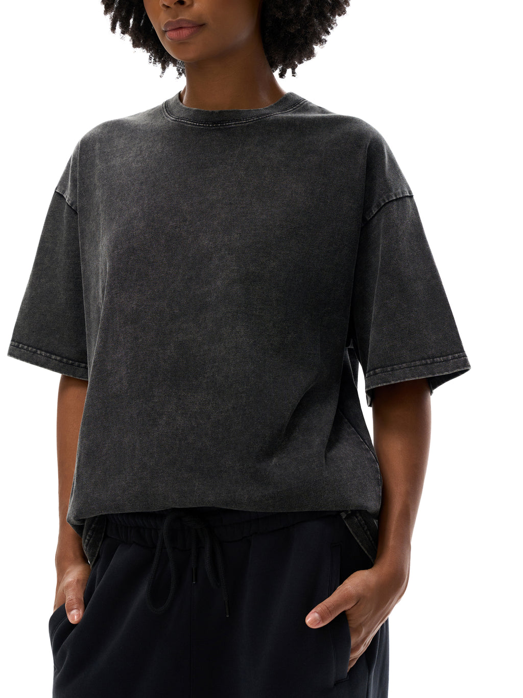 Stray Yak Yeah Nah Reverse Yeet Unisex Snow Washed Oversized Cotton T-Shirt