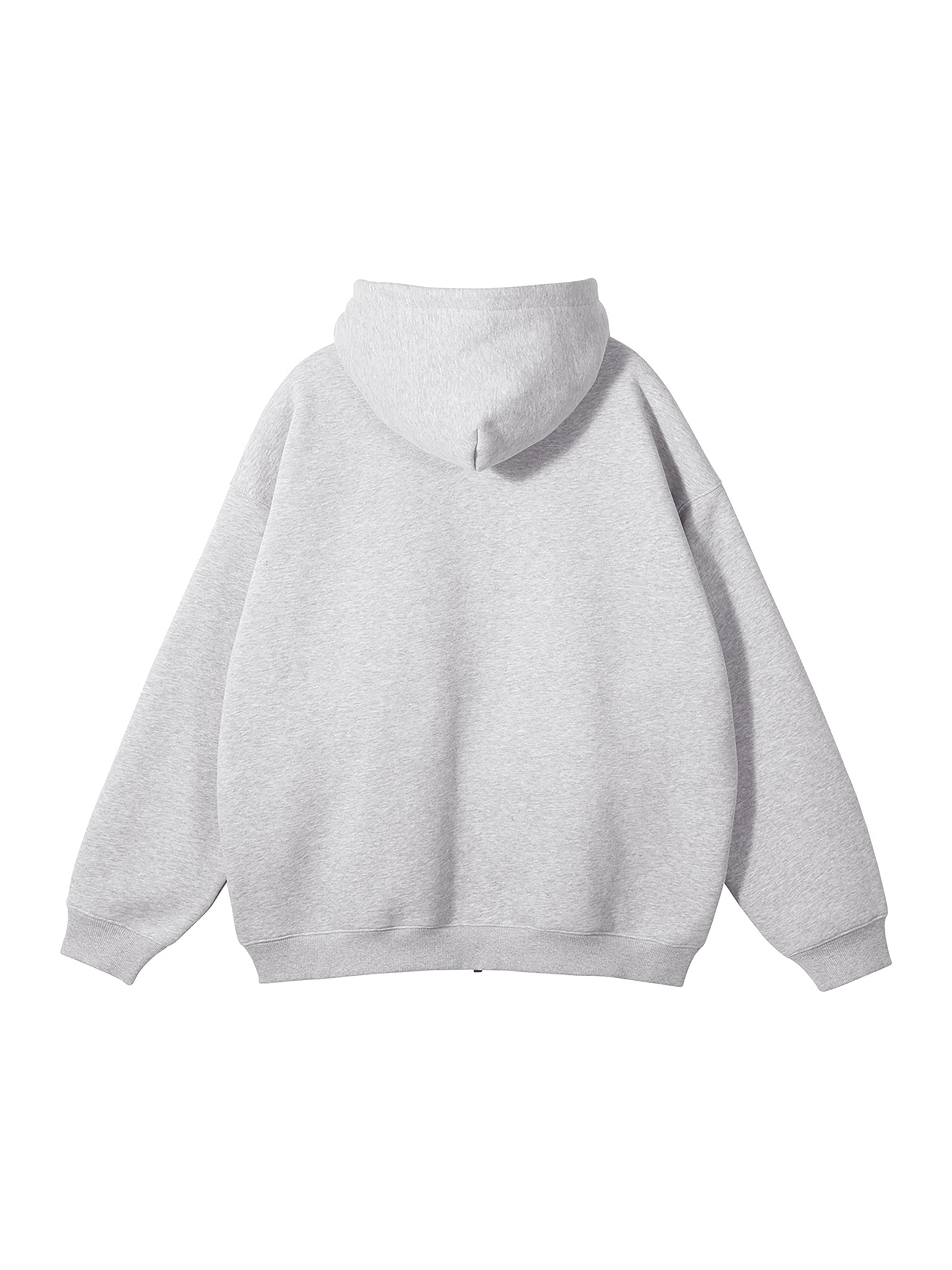 Stray Yak Double Zip-Through Essential Reverse Yeet "Ego" Fleece Hoodie