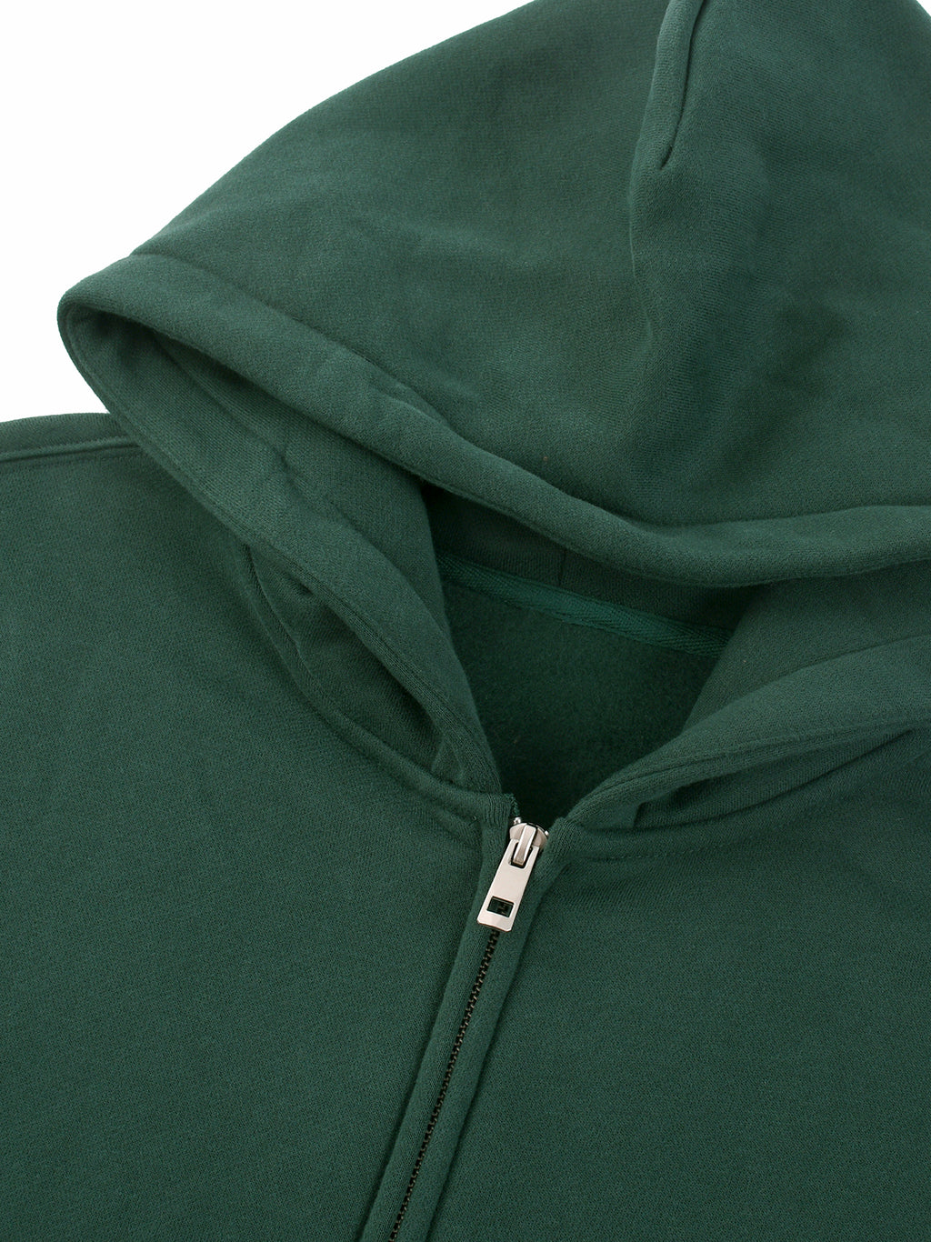 Stray Yak Double Zip-Through Essential Reverse Yeet "Ego" Fleece Hoodie